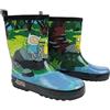 Adventure Time Kids Character Blue Green Rubber Wellies