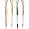 Cerioll Penna Diamantata,Diamanti Penna a Sfera,4 Pezzi Penna a Diamante Cristallo,Penna Diamante,Penna Diamantata Cristallo,Grande Penna Diamantata Di Cristallo,Penne a Sfera in Metallo,Penne Diamante