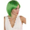 Prettyland Donna verde brillante Neon corta parrucca di capelli caschetto Taglio Bob liscia C398