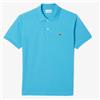 Lacoste Polo Piquè M/M Classic Fit Azzurro Uomo