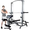 Marcy Sm-1050 Home Gym Smith Machine, Panca Pesi Unisex, Grigio, M