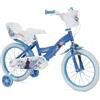 giordano shop Bicicletta per Bambina 16'' Freni Caliper con Licenza Disney Frozen