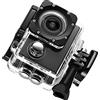 SUPYINI Fotocamera subacquea, 12 MP HD impermeabile HD Action Camera Outdoor Bike Diving Videocamera subacquea con kit di accessori di montaggio (bianco)