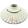 fd-bolletta arredamento e illuminazione Ricambio paralume, ceramica bianca, paralume lampadario, ricambio ceramica vintage,bordo marrone vf1 Misure:H 5,5cm,Ø piatto 19cm,Ø esterno imboccatura 5,5cm