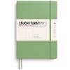 LEUCHTTURM1917 Taccuino Composition B5, Copertina rigida, Liscio, Sage | 219 pagine numerate, cucito a filo, 2 segnapagina, indice, tasca a soffietto