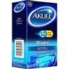 Akuel Blues, preservativi classici con forma easy-fit, 12 pezzi