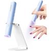 Denabuty Mini Lampada UV LED Unghie, Denabuty Lampada per Unghie Senza Fili 3W, USB Ricaricabile e Portatile, Penna per Asciuga Unghie Salone di Casa, Torcia Elettrica per unghie Gel Sciugatura Rapida Blu
