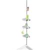 Wenko 22124100 Premium - Mensola telescopica ad angolo per doccia, alluminio/plastica, lucida, 60,0 X 20,5 X 7,7 cm