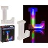 Out of the blue Lettera luminosa al neon L, altezza: 16 cm, per 2 micro batterie AAA, in confezione regalo