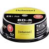 Intenso Blu-Ray 50GB, 6X Speed, Recorcable - 25pcs Cake Box