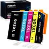 Timink 903XL Cartucce d'inchiostro compatibili con HP 903 XL Multipack per stampanti HP Officejet 6950 Officejet Pro 6960 6970 All-in-One (nero, ciano, magenta, giallo,4-Pack)