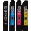 Cartucce Epson originali 603 multipack NERO xl; CIANO, MAGENTA, GIALLO normali C13T03A94020
