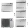 Gree Climatizzatore Condizionatore Quadrisplit Pavimento Console 9+9+9+ 12 R32 GWHD28NK6OO Wi-Fi Integrato A++