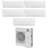 Gree Climatizzatore Condizionatore Pular Penta Split 7+7+9+9+12 Btu Classe A ++/A+ R32 GWHD42NK6OO 13 Kw