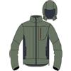 CMP - Giacca in Softshell da Uomo con Cappuccio Removibile, Salvia, 58