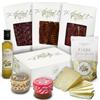 The Gourmet Box Authentic Spanish Tapas GOURMET BOX | Cesto Gourmet da Regalare | Selezione Gourmet di Prosciutto, Salame e Chorizo Iberico Bellota, Formaggio di Pecora al 100%, Paté di Porcini e Salsiccia, Picos e Olio Gourmet