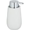 Wenko, dispenser di sapone liquido, in ceramica, 9,5 x 16 x 8 cm, bianco