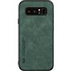Kepuch Silklike Cover per Samsung Galaxy Note 8 - Custodia Case Piastra Metallica Incorporata per Samsung Galaxy Note 8 - Verde