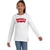 Levi's LVG L/S BATWING TEE, T-shirt Bambine e ragazze, Grigio (Grey/Heather), 12 anni