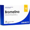 YAMAMOTO RESEARCH Bromelina 30 Compresse, Integratore Alimentare con 1000 mg di Bromelina, Enzima con Azione Digestiva e Drenante
