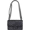 PINKO Borsa Donna Love One Mini Chevron Color Block Z99B Colore Nero