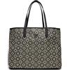 GUESS HWWR93 18290 VIKKY II LARGE TOTE BORSA DONNA CLIP MAGNETICA ECOPELLE NERO