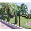 .Pannello Recinzione Modulare Cancellata Rete Metallica Elettrosaldata Marrone cm 200 x 203 h