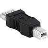 Cablepelado - adattatore connettore USB 2.0 da femmina a maschio, colore nero