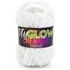 Lion Brand Yarn Filo di ciniglia fosforescente per lavori a maglia, uncinetto e artigianato, perla, 1 confezione