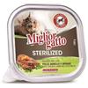 MORANDO MIGLIOR GATTO STERILIZED PAT 100g POLLO/AGNELLO/ORTAGGI