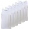 Liabel T-Shirt Uomo 100% Cotone, Art. 4428/t53 Scollo V, Pacco da 6, Bianco L