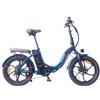 FAFREES F20 Pro 20 pollici Pneumatici Bicicletta Elettrica Pendolare Pieghevole, 36V 18Ah Batteria al Litio, 250W - Blu
