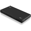 Ewent EW7032 - Disco Duro SATA USB 3.1Gen1 Alloggiamento SSD in alluminio 6,35 cm (2,5 pollici), nero