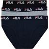 Fila Underwear 3 Slip Uomo Puro Cotone Made in Italy Moda Egidio (IT, Testo, XL, Assortito)