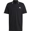 adidas Essentials piqué Small Logo Short Sleeve Polo Shirt, Uomo, Black, S