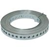 MINUTEX BANDELLA FORATA IN ACCIAIO ZINCATO MT. 10 - mm.12 NASTRO DI FISSAGGIO