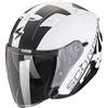 Scorpion Casco Moto Jet Scorpion EXO 230 QR Bianco Opaco Nero