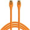 Tether Tools TetherPro cavo rete HDMI da 2.0 a HDMI 2.0 4.6m arancio alta visibilità