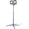 BAKAJI 2 x Set 100 W Fari a Led Sostegno Treppiedi Pieghevole Regolabile 4000K Cavo 3m