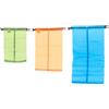 BAKAJI Set 3 Borse Sacchetti Impermeabili Salva Indumenti Waterproof Diverse Dimensioni