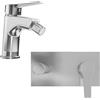 Parama Set miscelatore lavabo ad incasso e bidet senza scarico cromato | Sophia