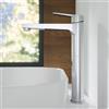 Parama Miscelatore lavabo alto senza scarico cromato | Sophia
