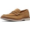 Clarks Atticus LTSlip Mens Cola Suede, 9