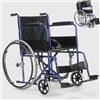 GOVITA-Sedia a Rotelle pieghevole leggera ad autospinta per disabili ed anziani,Braccioli fissi e Poggiapiedi ribaltabili, Cintura di sicurezza