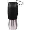 Dehner Borraccia per cani Travel, anche come ciotola, 600 ml, in acciaio inox, nero