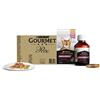 Gourmet Purina Gourmet Perle Filettini in Salsa Trota, Tacchino, Anatra, Selvaggina, 96x85g + Pro Plan Supplements Skin&Coat+ Gatto 150 ml