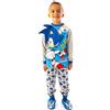 SONIC THE HEDGEHOG Pigiama Ragazzi Bambini Carattere per Bambini Costume Blue PJ 4-5 Anni