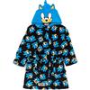 Sonic the Hedgehog Dressing Gown Kids Boys Carattere Bath-Robe 7-8 anni