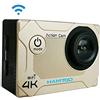 LIJUNGUOCAMERA S9 UHD 4K WiFi fotocamera sportiva con custodia impermeabile, Generalplus 4247, schermo LCD da 2,0 pollici, obiettivo grandangolare 170 gradi (nero) (Colore : Gold)