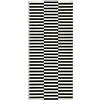 HANSE Home Design - Tappeto a Pelo Corto, in Polipropilene, 80 x 200 x 0,9 cm, Colore: Nero/Crema